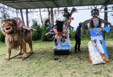 Sambut Nyepi, Pemuda KHA Batu Gotong-royong Siapkan Tiga Patung Ogoh-Ogoh sebagai Simbol Pembersihan Diri