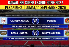 Jadwal Dewa United Pekan Kedua BRI Super League 2026: Hadapi Bhayangkara FC