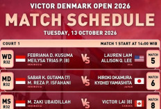 Jadwal Denmark Open 2026 Hari Ini, 6 Wakil Indonesia Hadapi Lawan Berat di Babak Pertama