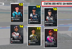 Hasil Kualifikasi Moto3 San Marino 2026, David Almansa Pole dan Veda Start P16