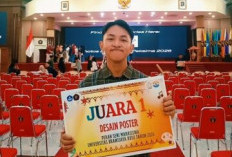 Ezra FILKOM UB Raih Juara 1 Desain Poster PEKSIMA 2026 Lewat Isu Kesehatan Mental
