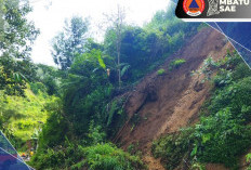 Hujan Intensitas Tinggi Picu Longsor di Tiga Titik Jalur Pura Giri Arjuna Kota Batu