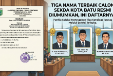 Tiga Nama Terbaik Calon Sekda Kota Batu Resmi Diumumkan, Ini Daftarnya!