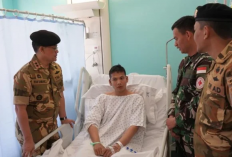 Tiga Prajurit TNI yang Terluka di Lebanon Dirawat di Beirut, Dikunjungi Komandan PMPP, Begini Kondisinya 