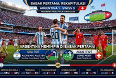 Statistik Argentina vs Swiss: Messi Cs Dominan Total, Unggul Penguasaan Bola dan Tembakan
