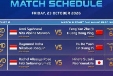 Jadwal Ganda Campuran French Open 2026: Amri/Nita Tantang Pasangan China di Perempat Final