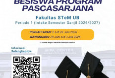 Fakultas STeM UB Kembali Buka Beasiswa Pascasarjana, Pendaftaran Berlangsung hingga 23 Juni 2026