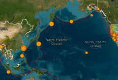 Asia Timur Diguncang Lima Besar dalam Sehari, Kekuatan M5.1 hingga M6.6