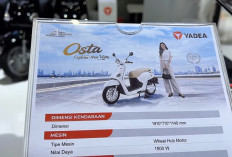 Yadea Osta Jadi Sorotan di PRJ 2026, Motor Listrik Stylish dengan Jarak Tempuh 150 Km