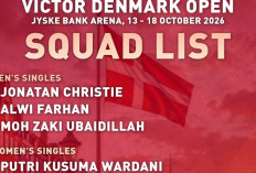 Jadwal Denmark Open 2026 hingga Final, Ini Agenda Pertandingan 13–18 Oktober
