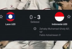 Timnas U-20 Indonesia Hajar Laos 3-0, Puncaki Grup H dan Geser Australia